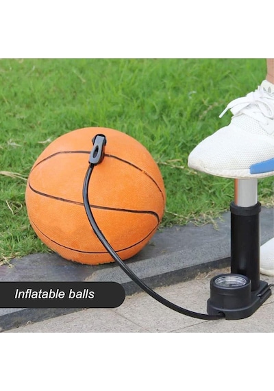 Knt Göstergeli Ayaklı Bisiklet Pompa Basketbol Bisiklet Motosiklet Araba Pompası