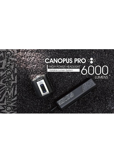 Moon Far Canopus Pro 6000 Lümen Usb Şarjlı Siyah
