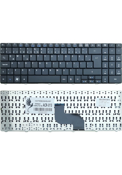 Grundig Uyumlu GNB 1575 B2 I3, GNB-1575B2I3 Notebook Klavye (Siyah)