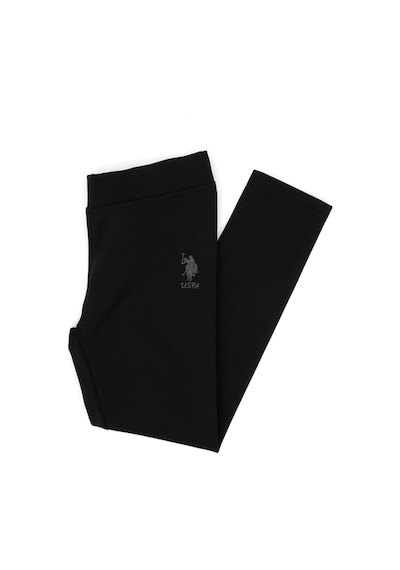 U.s. Polo Assn. Kız Çocuk Siyah Tayt 50316890-vr046 SiYAH