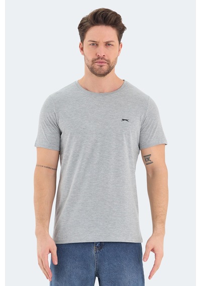 Slazenger Rosalva 2 Li Set Erkek Tişört Siyah - Gri
