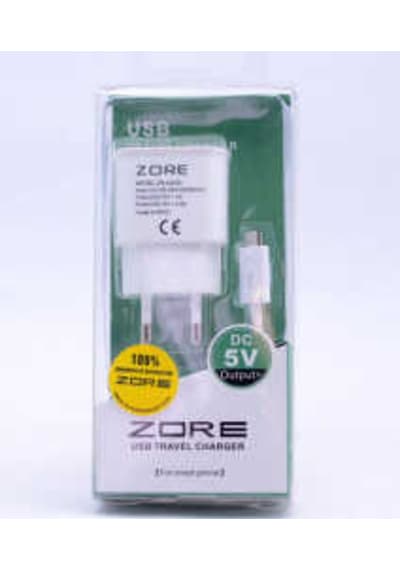 More Tr Zore 2000 Mah 2 In 1 Micro Ev Şarj Seti-Beyaz