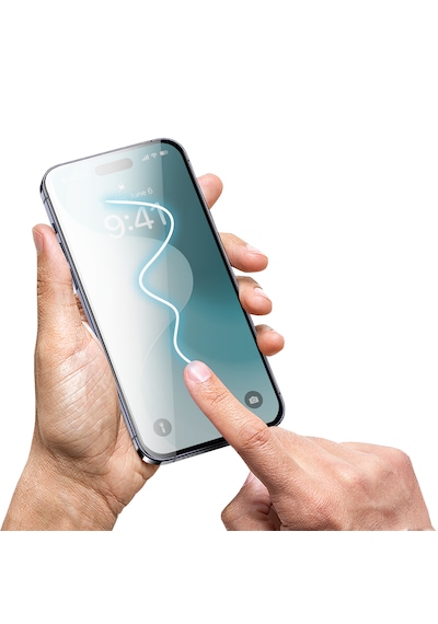 Buff Apple Uyumlu   iPhone 16 5d Privacy Easyfit 2 Adet Ekran Koruyucu