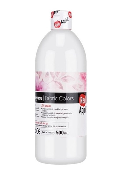 Red Apple Kumaş Boyası 500 Ml. Beyaz N11.515