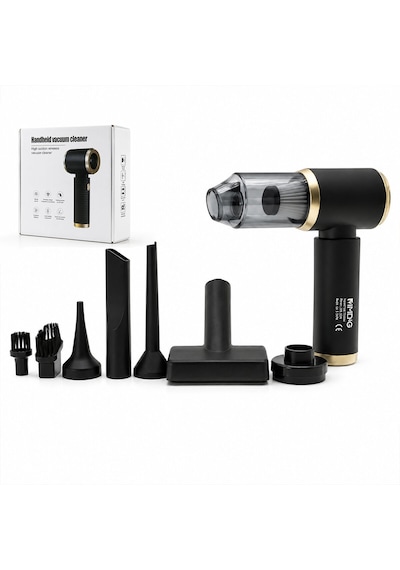 Handheld Vacuum Cleaner 2in1 Çekme - Üfleme Oto - Araç - Ev El Tipi Süpürge Şarjlı Mini - Taşınabilir Kh-128