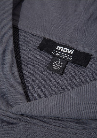 Mavi - Kapüşonlu Antrasit Sweatshirt 0s10416-80955 Antrasit