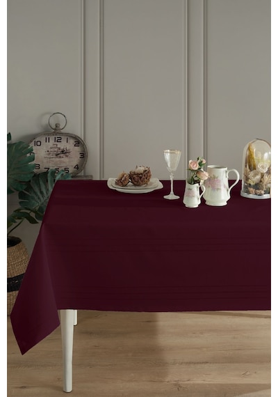 Elart Masa Örtüsü Dertsiz Dream 160x220 Cm Bordo Bordo