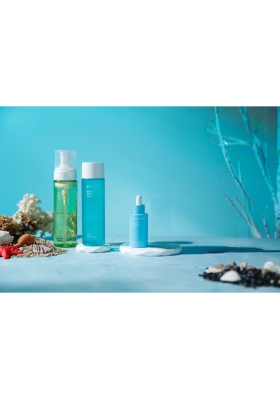 Aromer 3 Lü Özel Set Yenileyici Yüz Bakım Toniği - Temizleme Köpüğü - Bakım Serumu