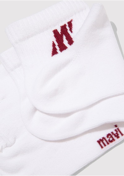 Mavi - Beyaz Patik Çorap 0911962-20454 Beyaz