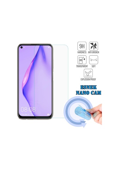 Huawei P40 Lite Zore Esnek Nano Ekran Koruyucu Plastik Ve Cam Kar