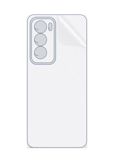 Schitec Oppo Reno12 Uyumlu Arka Yüzey Hidrojel Koruyucu Film