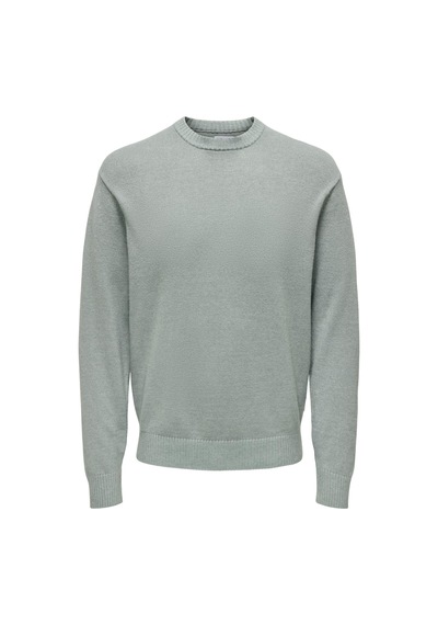 Only & Sons Onsleon Lıfe Reg 12 Pbt Crew Knıt Erkek Yeşil Kazak - 22030507