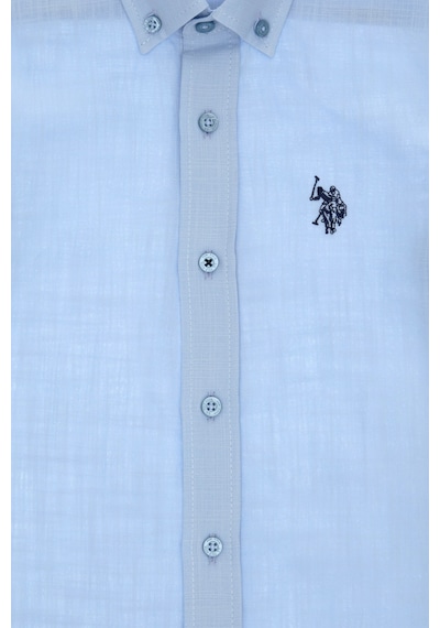 U.s. Polo Assn. Erkek Çocuk Açık Mavi Gömlek Kısa Kollu 50306567-vr003 Acık Mavı