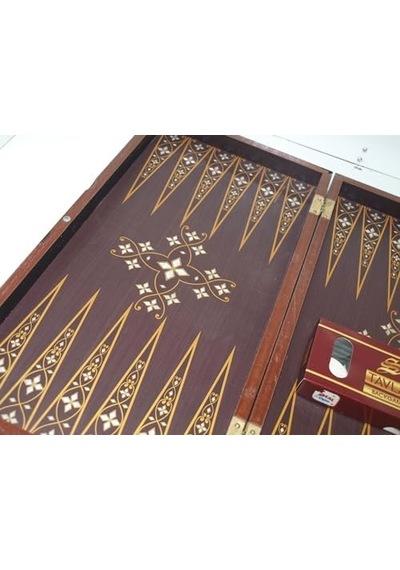 Staroyun Staroyun1020371 24,5 X 48 X 6 Cm Big Platinum Backgammon