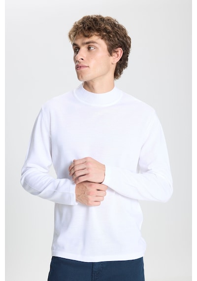 AC&Co / Altınyıldız Classics Erkek Ekru Tüylenme Yapmayan Anti-pilling Standart Fit Normal Kesim Yarım Balıkçı Yaka Triko Kazak Ekru AC&Co / Altınyıldız Classics Erkek Ekru Tüylenme Yapmayan Anti-pilling Standart Fit Normal Kesim Yarım Balıkçı Yaka Triko Kazak Ekru