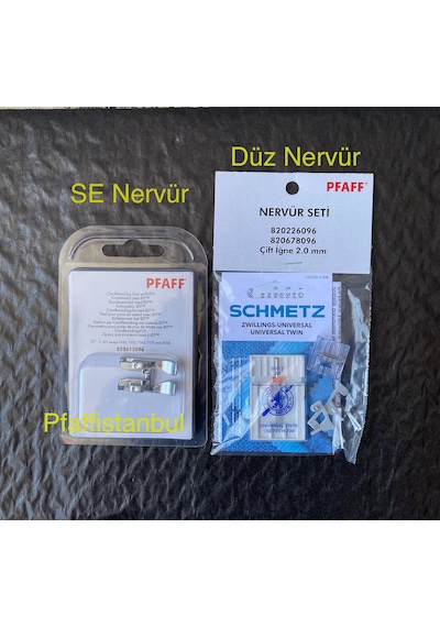 Pfaff Düz Nervür Ve Se Nervür Dikiş Seti - Yeni Modeller İçin