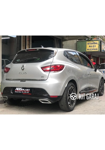 Renault Clio Egzoz Görünümlü Difüzör Plastik Boyasız