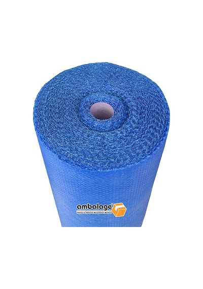 Ambalage Balonlu Naylon 150 CM x 10 M 100 G Mavi Üç Katlı Kalın Ambalage Balonlu Naylon Pat Pat Pıt Pıt Koli Bandı