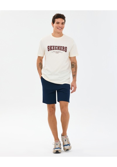 Skechers M Regular T-shirt Erkek Beyaz Tshirt S2610122-3855