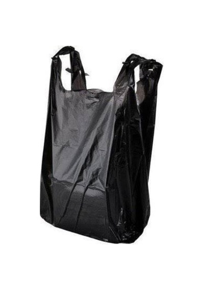 Siyah Atlet Poşet 1kg Orta Siyah Orta