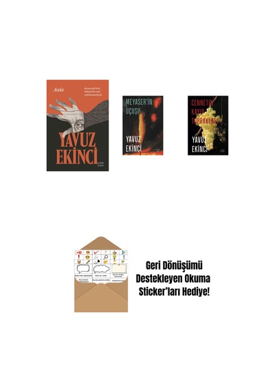 Aziz + Meyaser'in Uçuşu + Cennetin Kayıp Toprakları + Okuma Sticker'ları