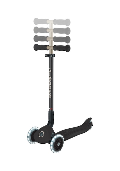 Globber Go Up Deluxe Işıklı Scooter - Siyah siyah
