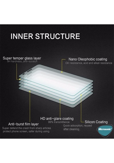Microsonic Lenovo Uyumlu Tab M10 TB-X306F 10.1" (TRZA6W0026TR) Tempered Glass Cam Ekran Koruyucu