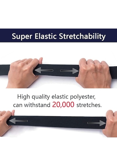 Evolite Outdoor Stretch Kemer 4Cm - Haki (526947146) Siyah