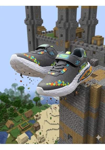 Mcdark Çocuk Spor Sararmaz Eva Taban Craft Sneaker-füme