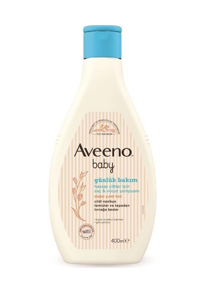 Aveeno Baby Günlük Bakım Hassas Ciltler İçin Saç & Vücut Şampuanı 400 Ml