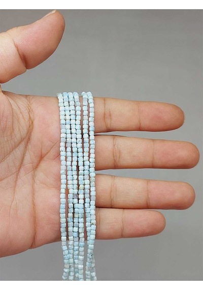 Larimar Taşı Küp Şekilli Dizi 2mm 51172 Çok REnkli