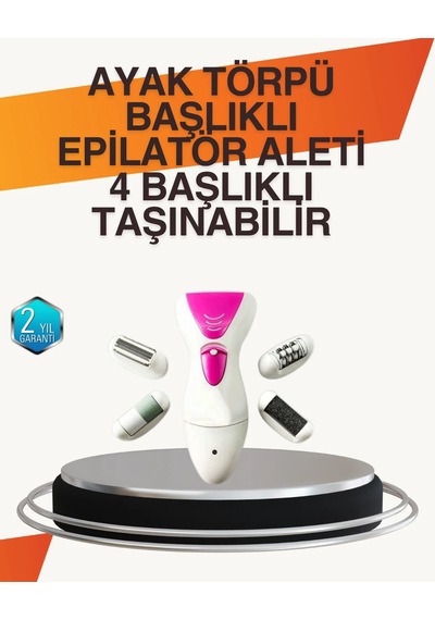 4 Fonksiyonlu Epilasyon Ve Tırnak Bakım Makinesi
