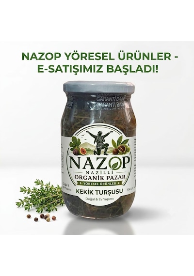 Ev Yapımı Dağ Kekiği Turşusu - 450 Gr