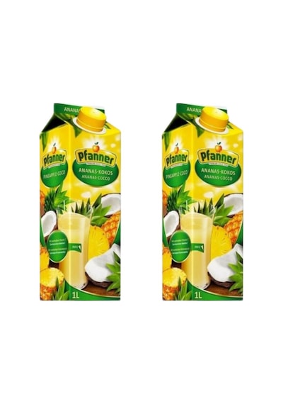 Pfanner Ananas-kokos Meyve Suyu 2 Lt X2