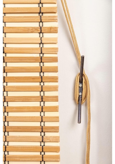 Navagrey Bambu Stor Perde Bej 150 180 Çok Renkli