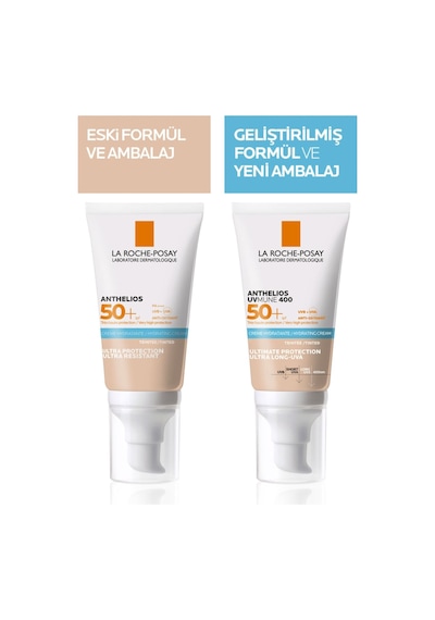 La Roche Posay Anthelios Uvmune 400 Creme Hydratante SPF50+ Güneş Koruyucu Yüz Kremi 50 ML