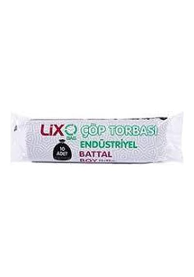 Lixo Endüstriyel Battal Boy Çöp Torbası 300 G 20 Adet Siyah 72 x 95 CM