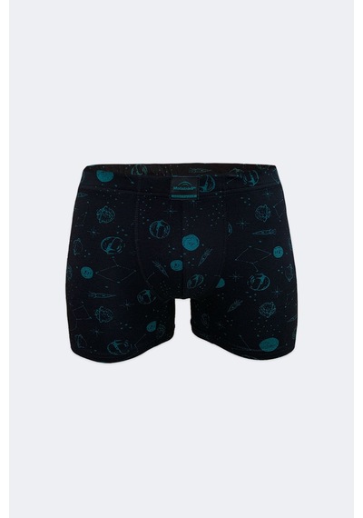 Malabadi Erkek Desenli Modal Boxer 3 Adet 3m251 Set-2