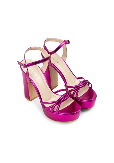 Deery Pembe Platform Topuklu Kadın Abiye Ayakkabı - K2032zpmbm01 Pembe