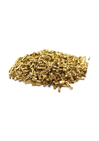 1000 Adet 2,8mm Tırnaklı Dişi Fiş Pirinç Terminal Kablo Ucu