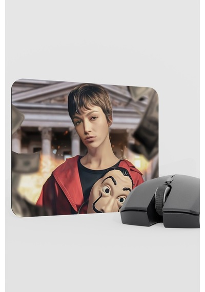 La Casa De Papel-tokyo V5 22x18 Gaming Kauçuk Kaymaz Taban Mouse Pad Fare Altlığı