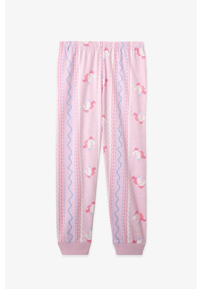 Penti Açık Pembe Kız Çocuk Sleepycorn Pamuklu 2'li Pijama Takımı
