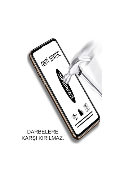 Samsung Uyumlu Galaxy M34 Tam Kaplayan Anti Statik Kırılmayan Seramik Nano Esnek Ekran Koruyucu Cam