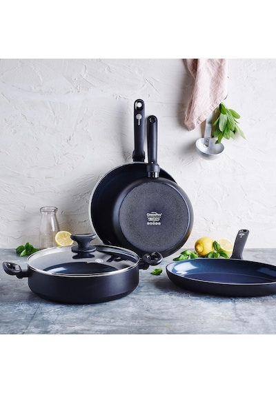 Greenpan Torino Zindeliklı, Yapışmaz Kaplamalı Seramik Kızartma Tavası, 24 Cm, Pas İçermez, İndüksiyon, 160 C'y Diğer