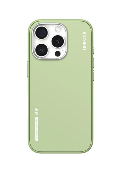 Apple Uyumlu iPhone Blueo 16 Dual Color Liquid Silikon Magsafe Yeşil Telefon Kılıfı