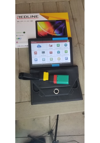 Launch Tablet Set X431 Set Golo Yeşil Kafa Xdıag Onlıne Yazılı...