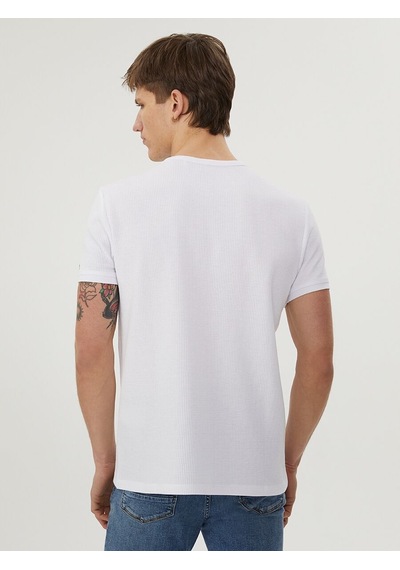 LOFT Regular Fit Erkek Tshirt K.kol Lf2029027 Q1.v1 Beyaz
