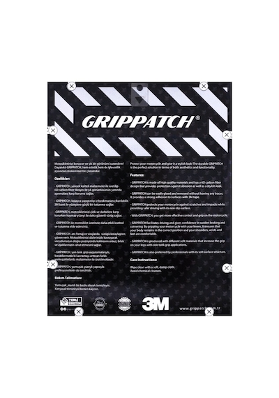 Grippatch Honda Cbr650r 2025 Kırmızı Motor İle Uyumlu Kaydırmaz 6d Karbon Ve Şeffaf 41 Parça Tank Pad Seti Gc41-2