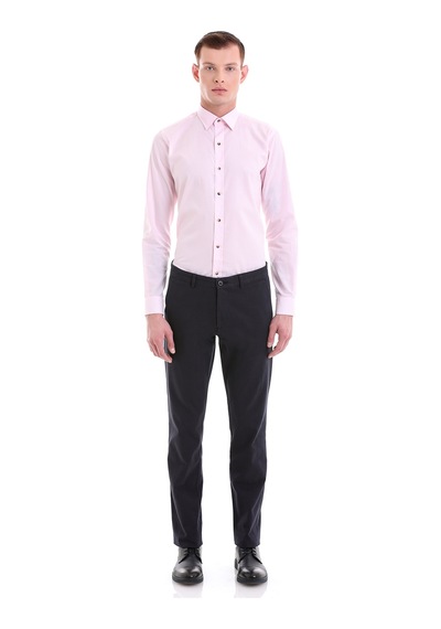 Hatemoğlu Pembe Comfort Fit Çizgili %100 Pamuklu Slim Yaka Uzun Kollu Casual Gömlek 22d190000082 P13 Pembe Hatemoğlu Pembe Comfort Fit Çizgili %100 Pamuklu Slim Yaka Uzun Kollu Casual Gömlek 22d190000082 P13 Pembe