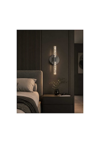 Bubbleflux Small 31 Cm Modern Tasarım Led Aplik - Duvar Lambası - Antrasit Gri - Elektrikli - Günışığı Antrasit Elektrikli